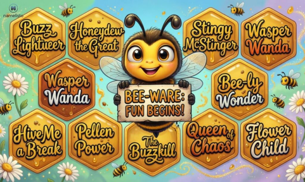 funny-bee-names-for-characters-pets-and-mascots