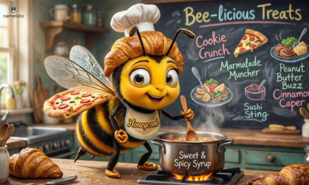 funny-bee-names-inspired-by-food