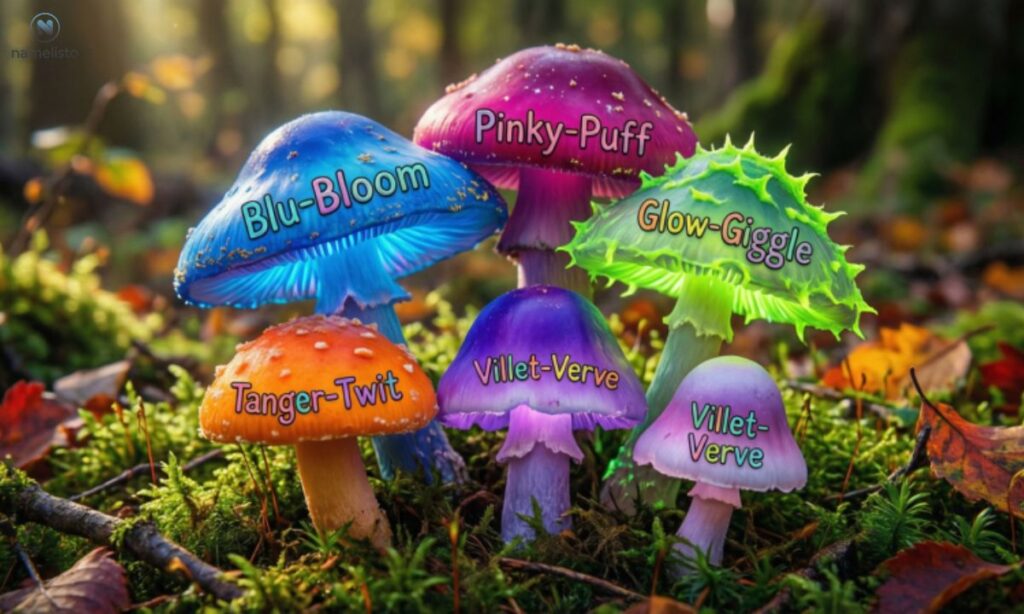 funny-mushroom-names-inspired-by-colour