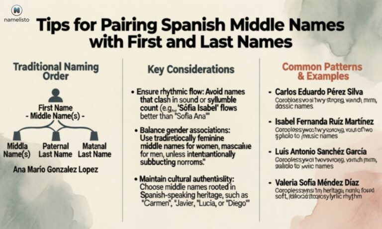 Spain First Names 300+ Popular Spanish Middle Names With Heart And Soul